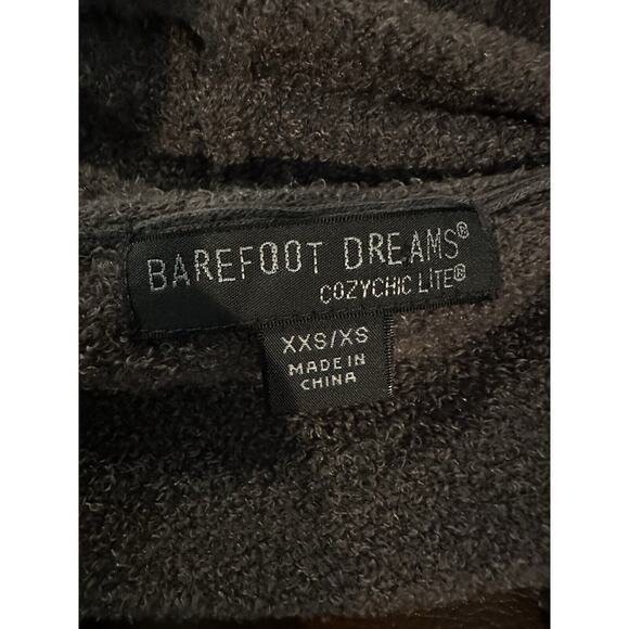 Barefoot Dreams CozyChic Lite Open Front Cardigan Brown Style 903 Size XXS/XS - Picture 4 of 7